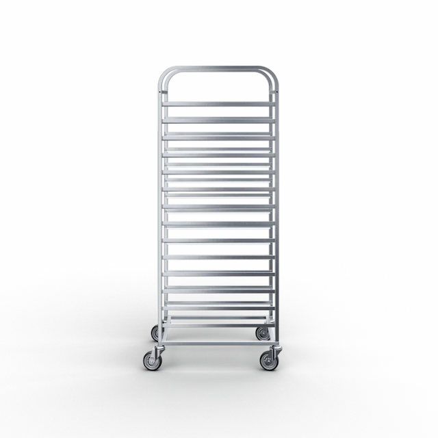 Тележка-шпилька под гастроемкости 14 направляющих RADA колеса морозостойкие 80 мм