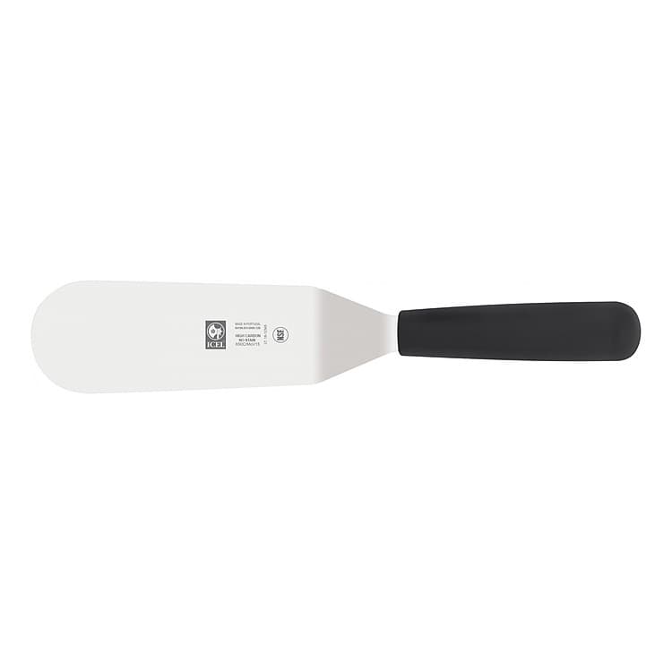 Лопатка ICEL Turner 54100.8313000.120 изогнутая, 120 мм, черная ручка