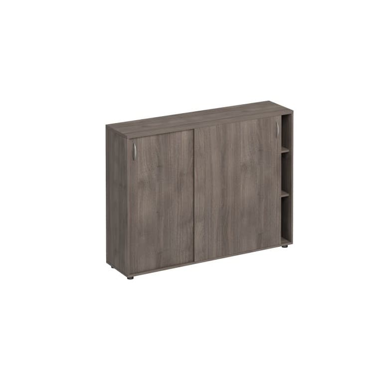 Шкаф-купе средний Юнитекс Комфорт КФ К.524 ШТ (154x38x115.6) дуб шамони темный