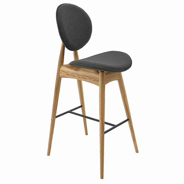 Барный стул CorsaStyle Анастасия Комфорт без подлокотников (массив дуба / ткань standart)