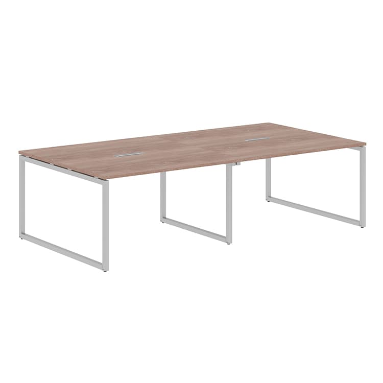 Конференц стол Skyland XQSCT 2714 Дуб Сонома/Алюминий 2720х1406х750