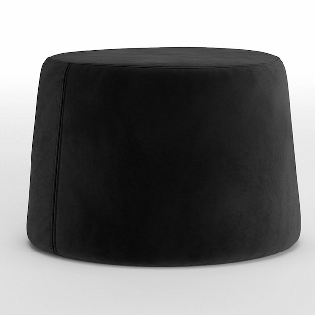 Пуф Мастерфабрик Дисинго Saga dark grey ткань рогожка