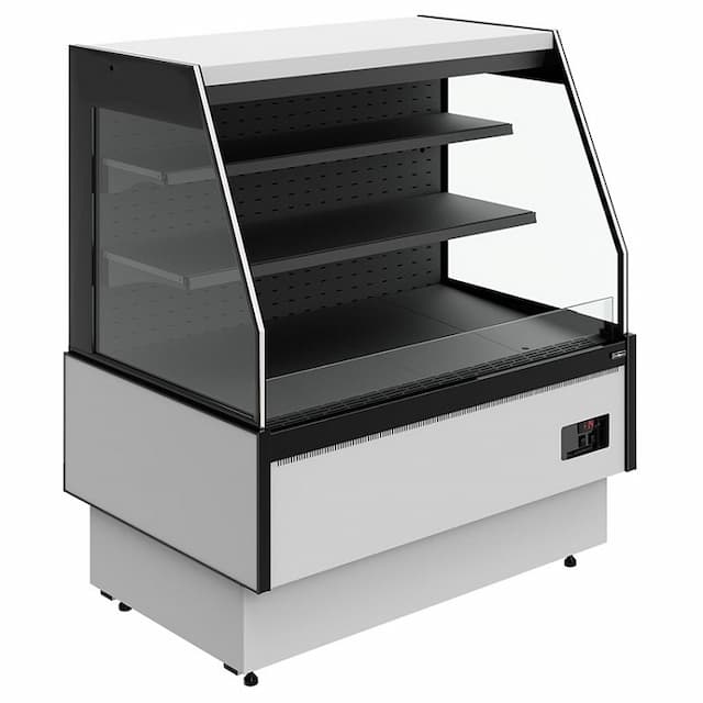 Витрина холодильная Carboma PRAIA 2 GC85 VM 1,25-2 Горка с боковинами 9006-9005
