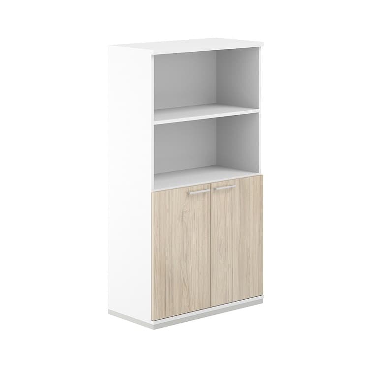 Шкаф полуоткрытый Norden Allegro AG.218.WH.WH.AR
