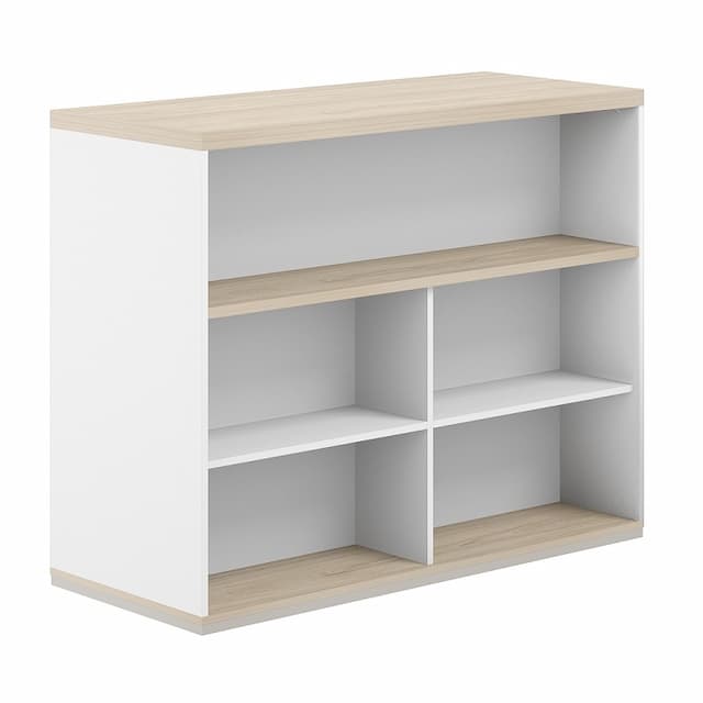 Стеллаж-комбо 1238 двухсторонний Norden Allegro AG.254.402.674.WH с топом и экраном ЛДСП