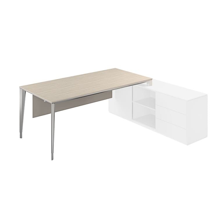 Рабочий стол для опорной тумбы Norden Атлас NZ-0105.YN.AL