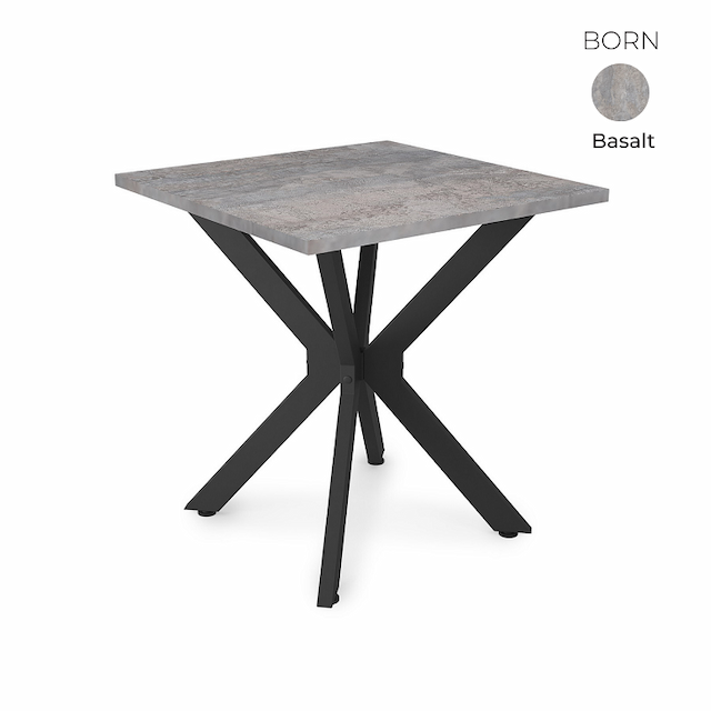 Стол обеденный квадратный Алсав 21BORN-K.700 Basalt