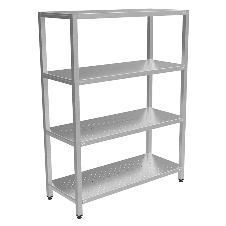 Стеллаж перфорированный разборный КОБОР СКТПР-120/40
