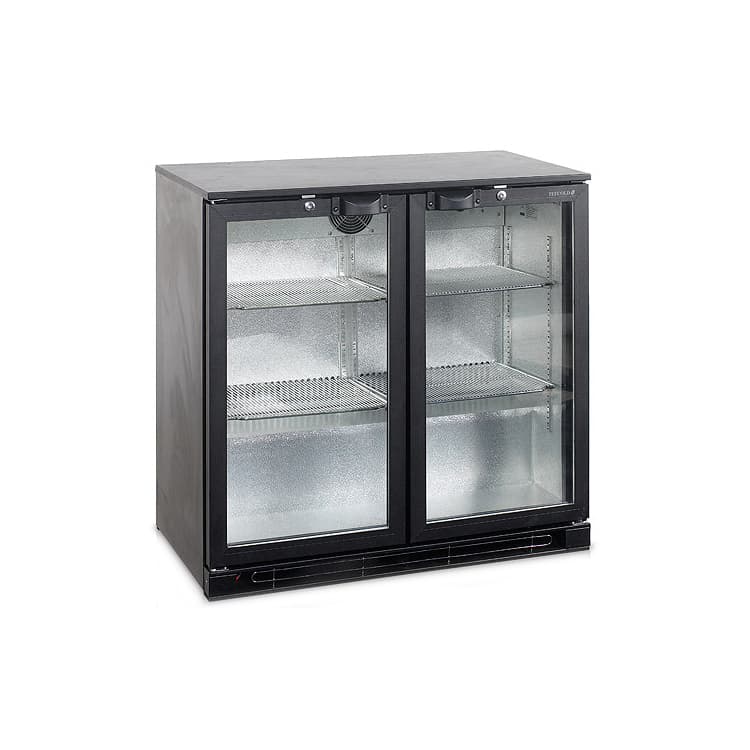 Шкаф холодильный со стеклом TEFCOLD BA20H барный черный