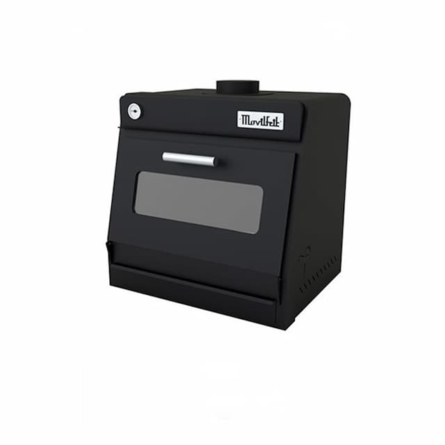 Печь угольная MOVILFRIT BR-45 BLACK с регулятором потока воздуха