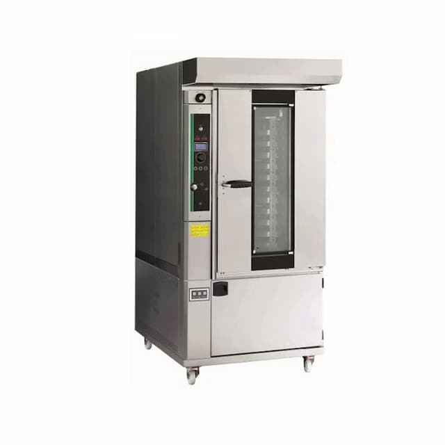 Печь миниротационная электрическая с подом на расстойке APACH BAKERY LINE C46EP DPTA+E218PA/C