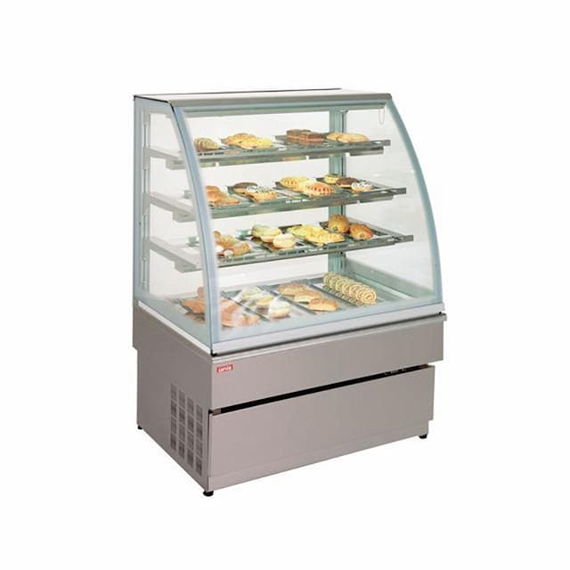 Витрина кондитерская Unis Georgia III 150 double glass, inox